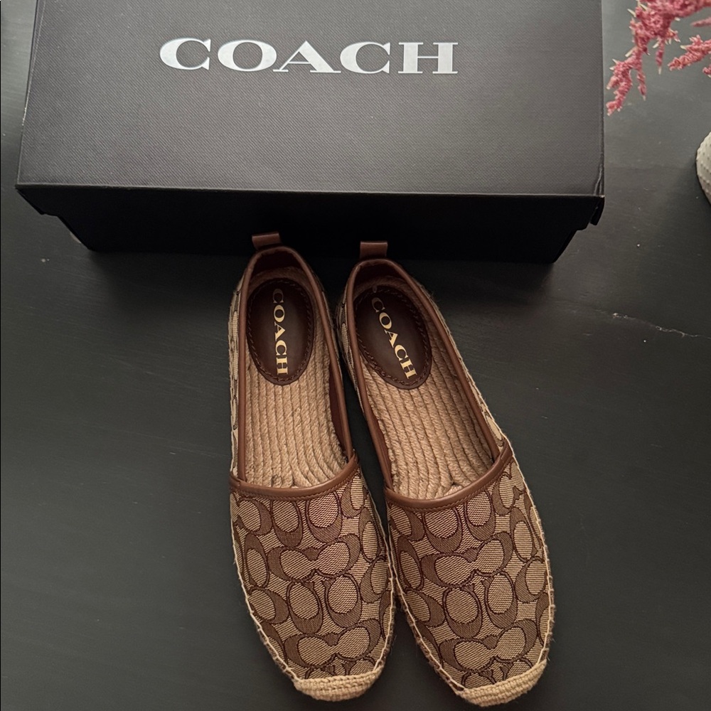 New in box Coach Codi signature espadrille